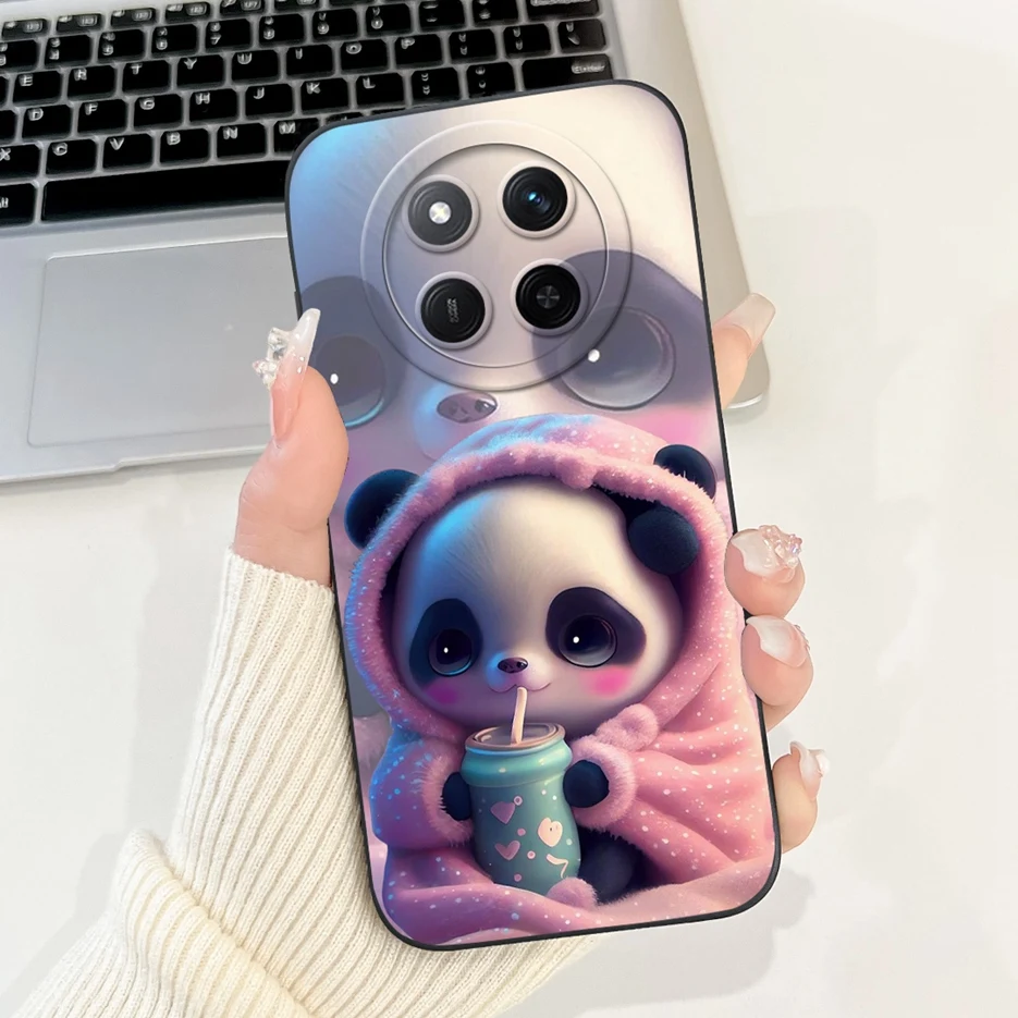 Cute Panda Cartoon Soft TPU Phone Case - Enhanced Protection Cover
