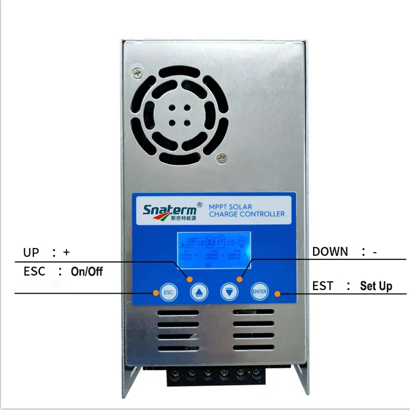 Regolatore Di Carica Solare 12/24V PWM – 30A Con Display LCD, Protezioni Multiple E 2 Uscite USB 5V/2,5A, Per Impianti Solari (390W/780W)