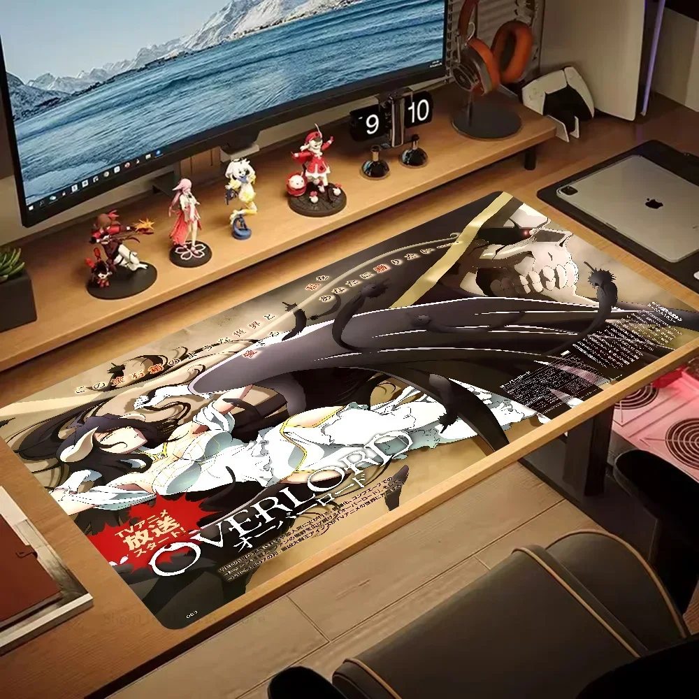 1pc Anime Albedo Overlord Mouse Pad Large Mouse Mat Pink Office Desk Mat Laptop Gaming Large Mousepad 5