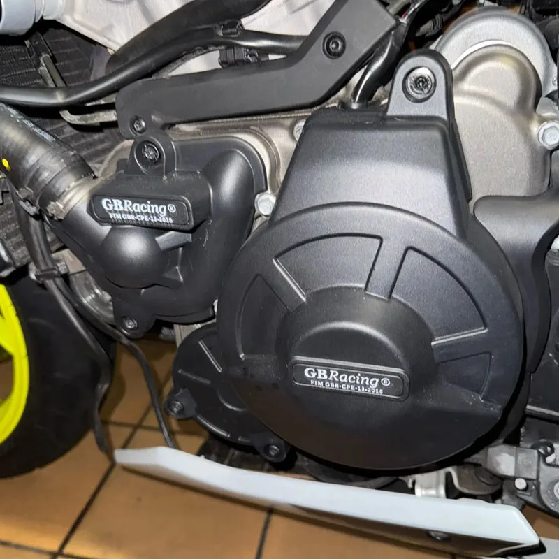 GBRacing V2 오토바이 엔진 보호 커버 (APRILIA RS660 Tuono660 2021-2024 Tuareg660 2022-2024용) 보조 엔진 커버