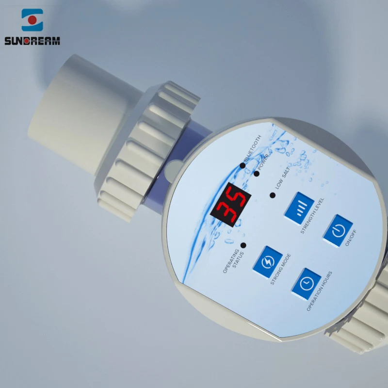 

Электролизер для бассейна Sundream Zwembadchlorineur, управление через приложение, Wi-Fi