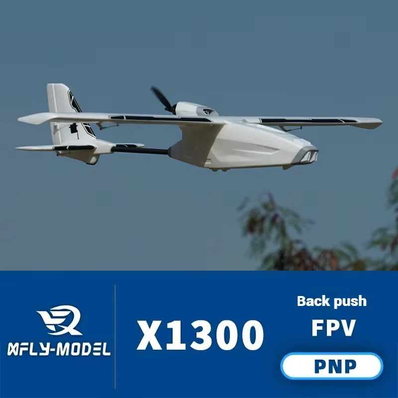XFly RC 비행기 X1300 4CH 푸셔 FPV 고정익 비행기(비디오 전송 마운트 포함) |   어린이와 초보자를 위한 이상적인 선물
