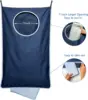 Large Oxford Door Hanging Laundry Hamper Bag with Hooks Dirty Clothes Storage Bag for Bedroom Bathroom 5