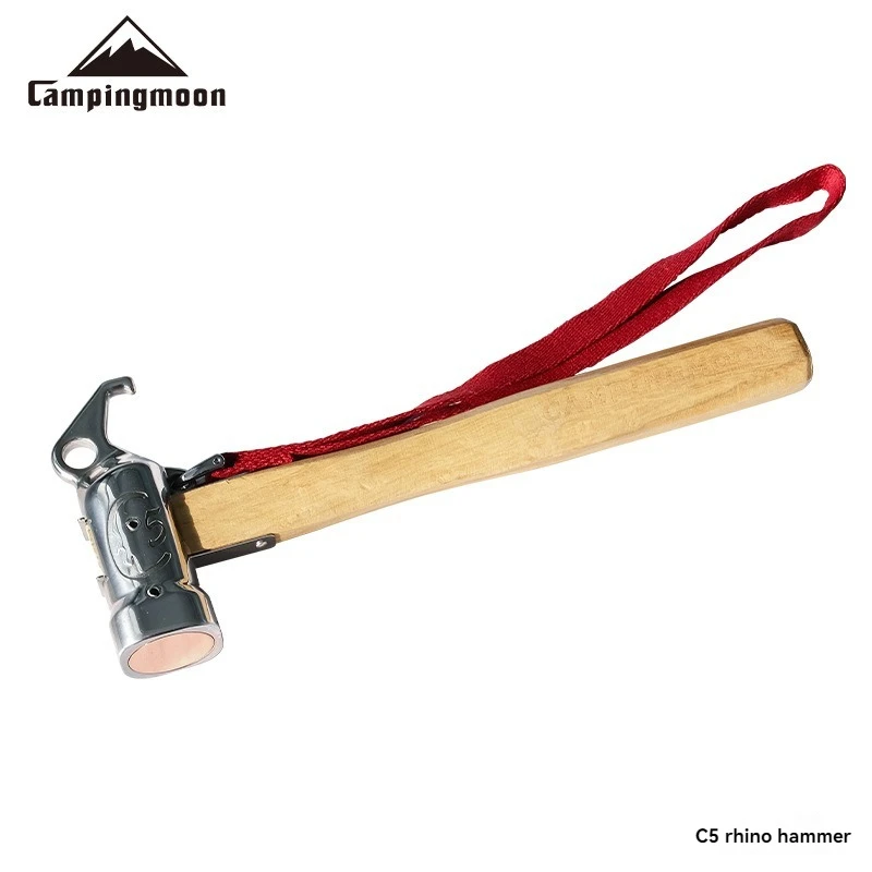 Stainless Steel Camping Hammer Outdoor Tent Tool Copper Head