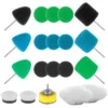 20Pcs 1inch Mini Buffing Polishing Pads Mini Detail Polishing Pads Set Wear-Resistant Sponge Wool Polisher Pads Car Detail Small 2