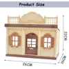 1:12 Scale Dollhouse Miniature Furniture Villa House Bunny Reindeer Kitchen Food Picnic Car Accessories Simulation Set For Gifts 2