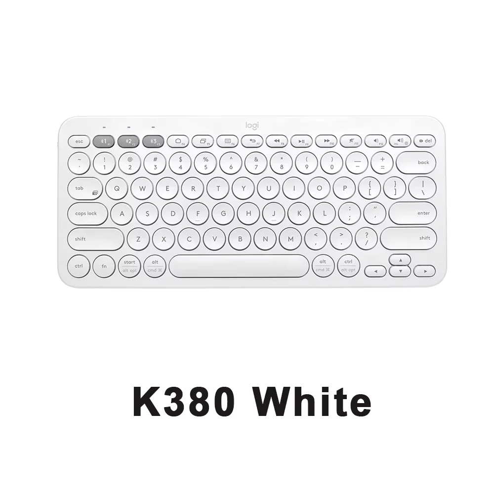 Nouveau clavier sans fil Bluetooth multi-appareils Logitech k380 pour ordinateur clavier magnétique de bureau à domicile clavier mécanique
