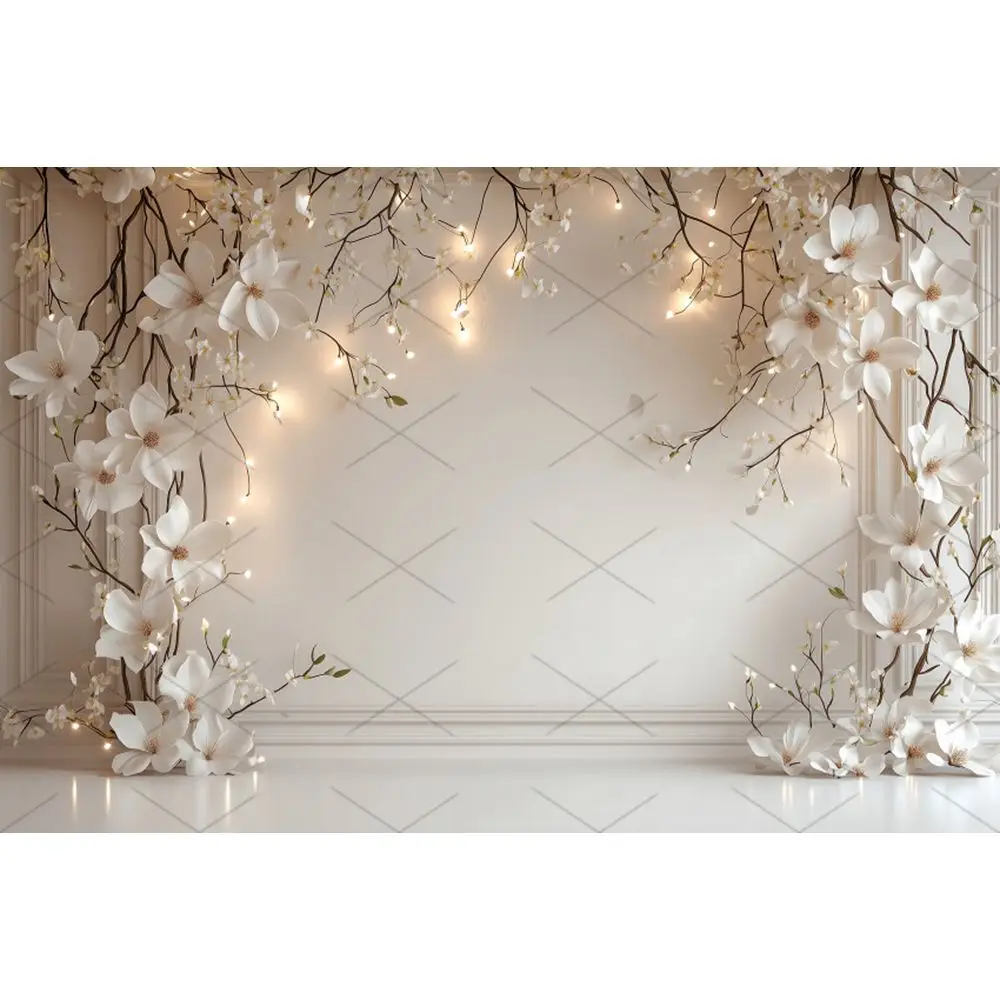 47.24x1.49 Inch 120x80cm Romantic Flower Wall Backdrop Wedding Studio Backdrops Flowers Wall Photography Photo Background Cloth Wedding Party Decor – Buy At Low Prices In The Online Store - View #2