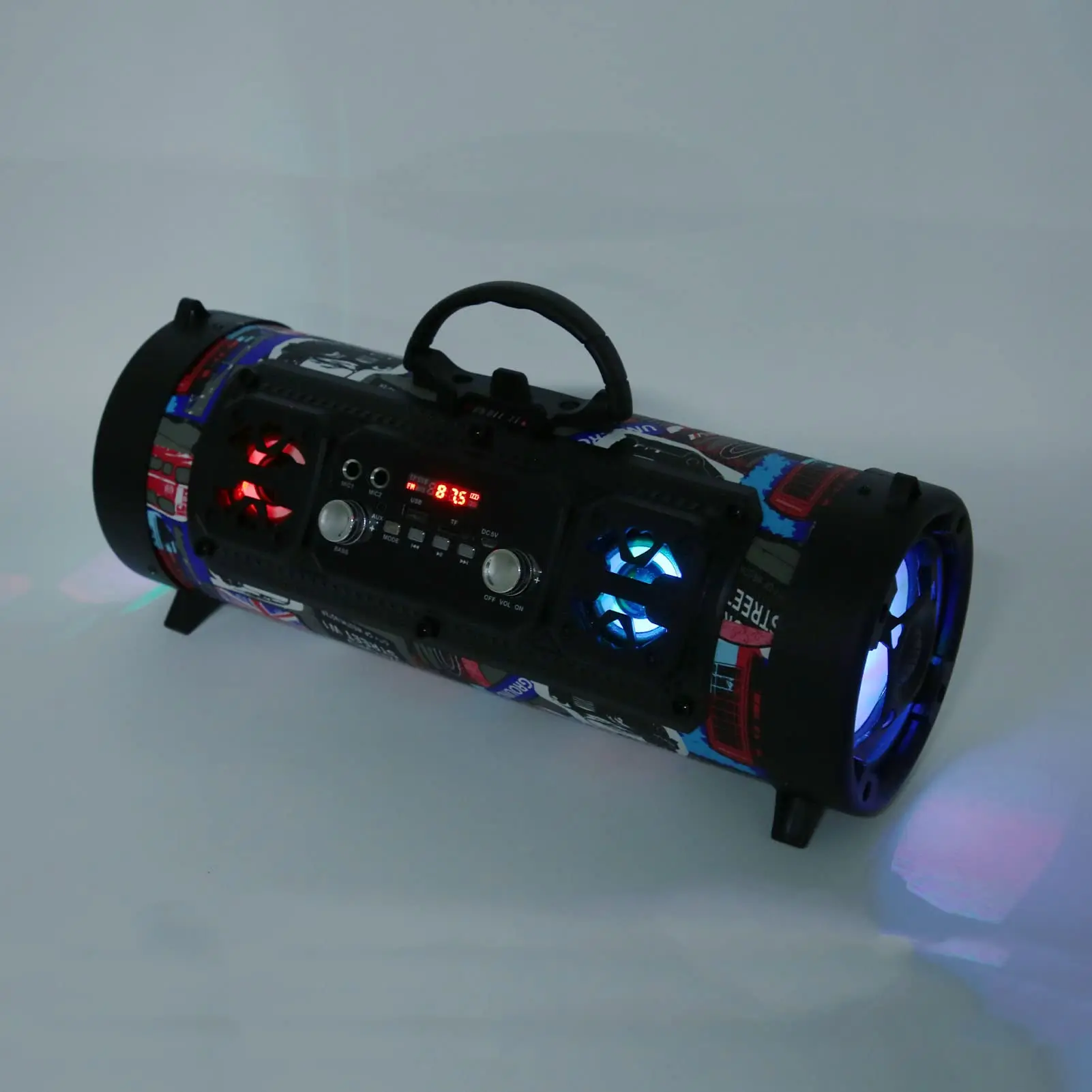 Graffiti Portable Bluetooth Bass Speaker 6