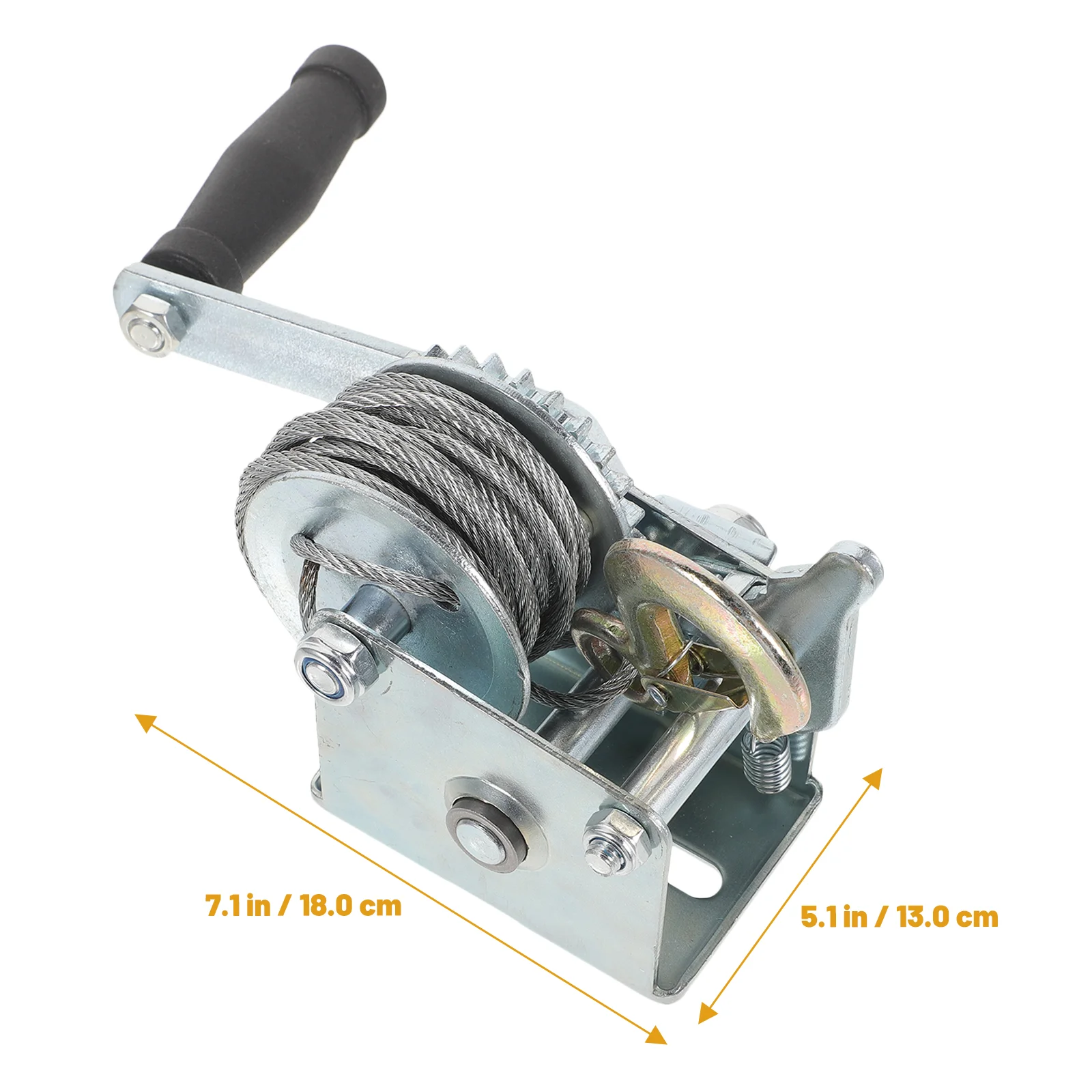 Hand Winch 600-3000 Pounds Manual Winch Wire Rope Traction Hoisting Complete Specifications Winches Squeaks manual winch