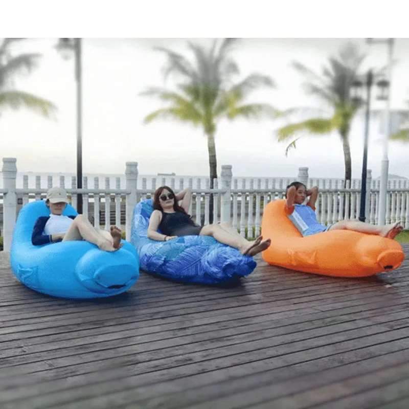 Portable Inflatable Lazy Sofa Beach Couch Camping Lounge Chair