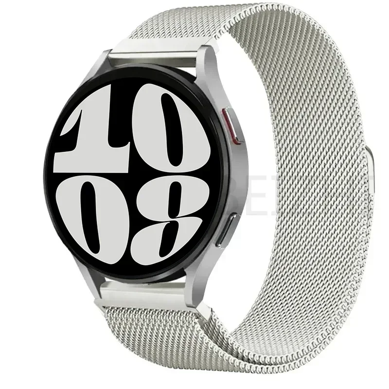 Elegant Milanese Loop Metal Magnetic Bracelet - Universal 20mm/22mm Band Strap