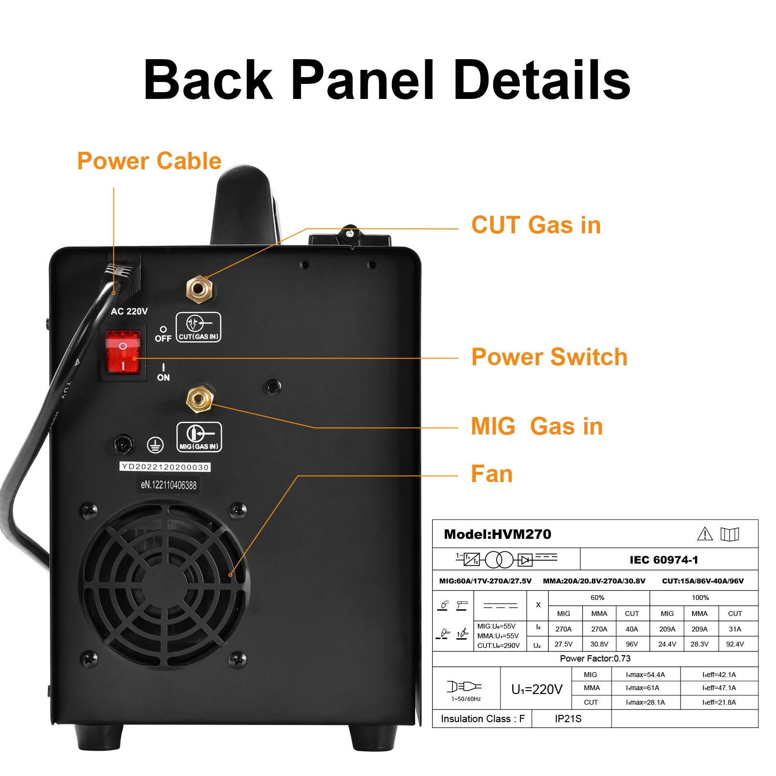 Hzxvogen 4 In 1 Digital Screen 220V HVM270 Cut/Mma/Gas Gasless Mig Welding Machine Support 1/5Kg Wire soldering ferramentas