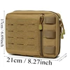 Tactical Molle EDC Pouch First Aid Kit Pouch Emergency EMT Utility Tool Pouch Hunting Molle bag for backpack 4