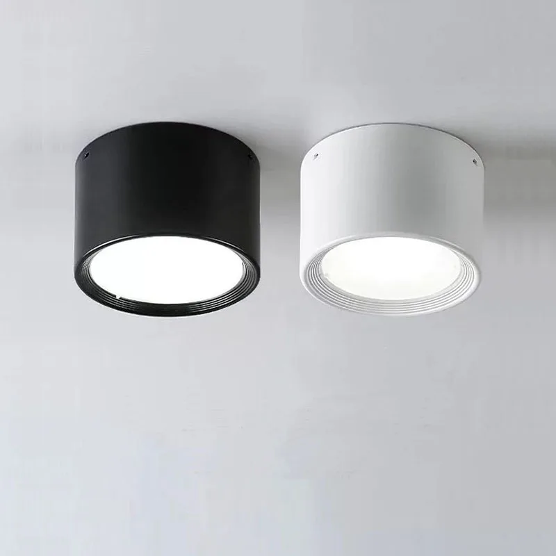 DC12V 표면 장착형 LED 다운라이트 5W 7W 9W 12W 18W 드라이브리스 LED 천장 스포트라이트 북유럽 모던 실내 조명