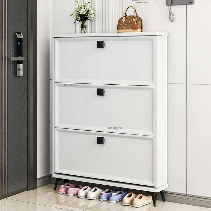 Nordic Flip Shoe Cabinet for Living Room Furniture Ultra-thin Home