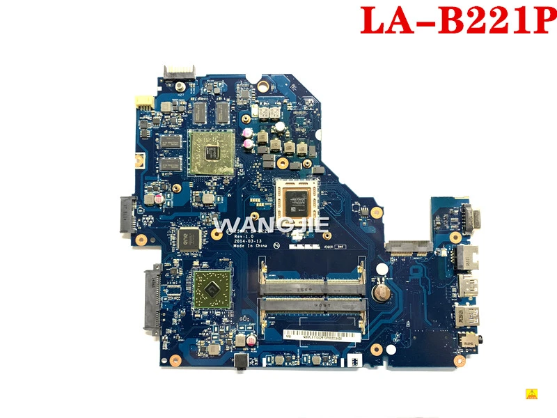 

Motherboard For Acer Aspire E5-551G Z5WAK LA-B221P Rev:1.0 Used NBMLE11002 NB.MLE11.002 A8-7100 R7 M265 2G DDR3 100% Working