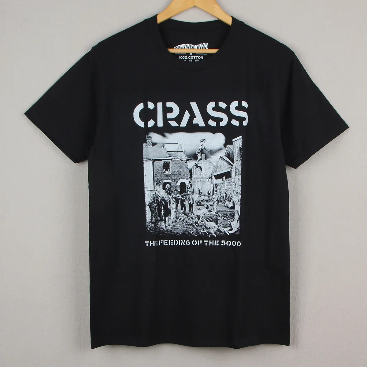 

Crass T-Shirt The Feeding Of The Five Thousand Anarcho-Punk Buzzcocks Dead Kennedys Men Summer Cotton Tee t shirt