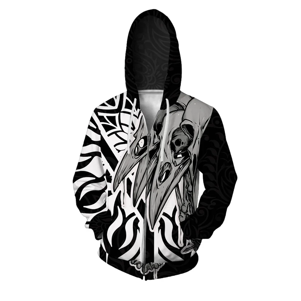 thumbnail image 1 of Ropa para hombre con estampado personalizado, moderna y versátil, nueva en sudaderas y sudaderas Sudadera con capucha cómoda y elegante, 1 of 4