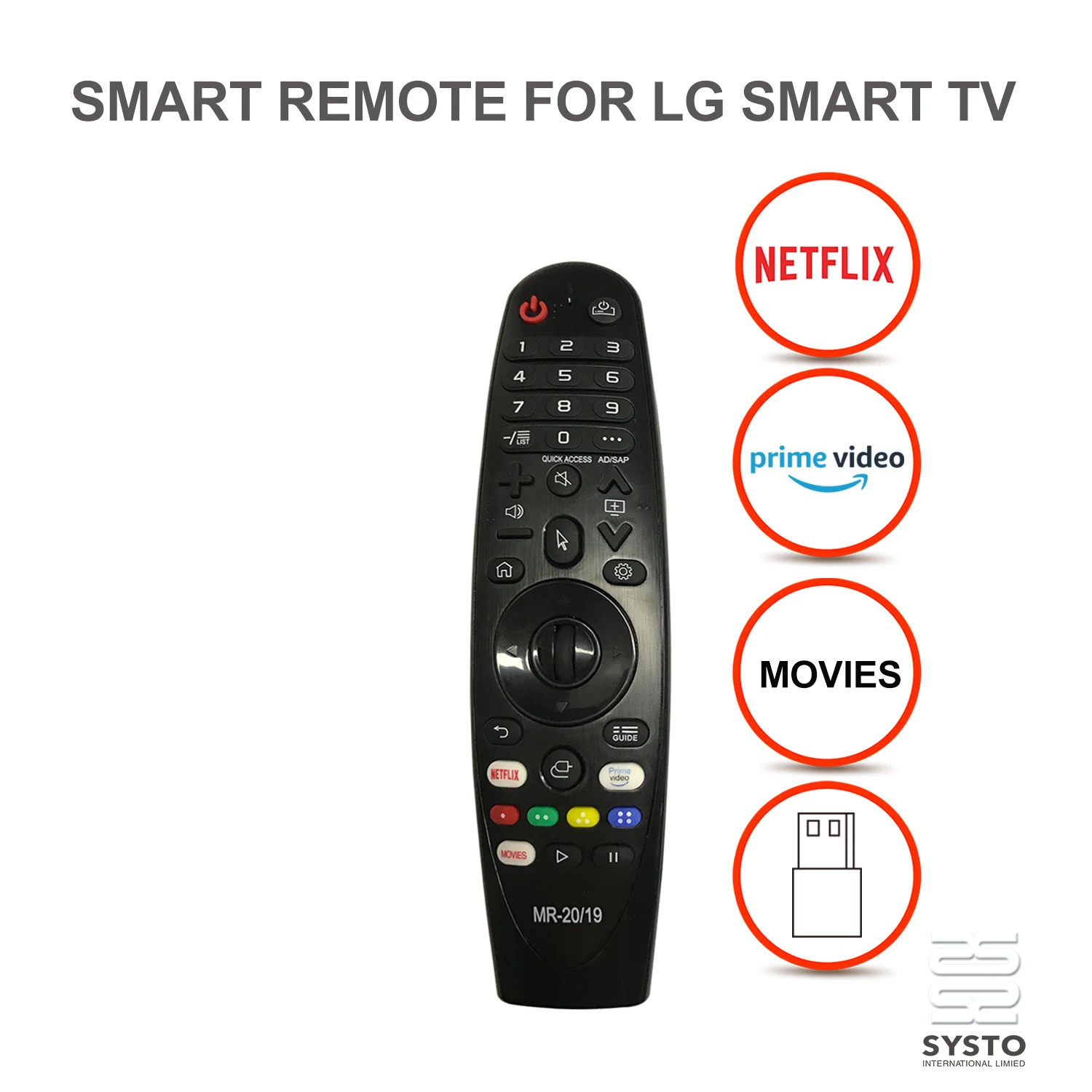 LG AN-MR600, AKB74515301, AKB74495301 VOICE - mando a distancia radio (RF)  magic SMART de reemplazo con control de voz - $31.3 : REMOTE CONTROL WORLD