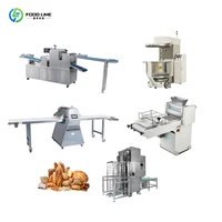Système de ligne de production commerciale de machine de fabrication de pain entièrement automatique d'équipement de boulangerie automatique personnalisé 6