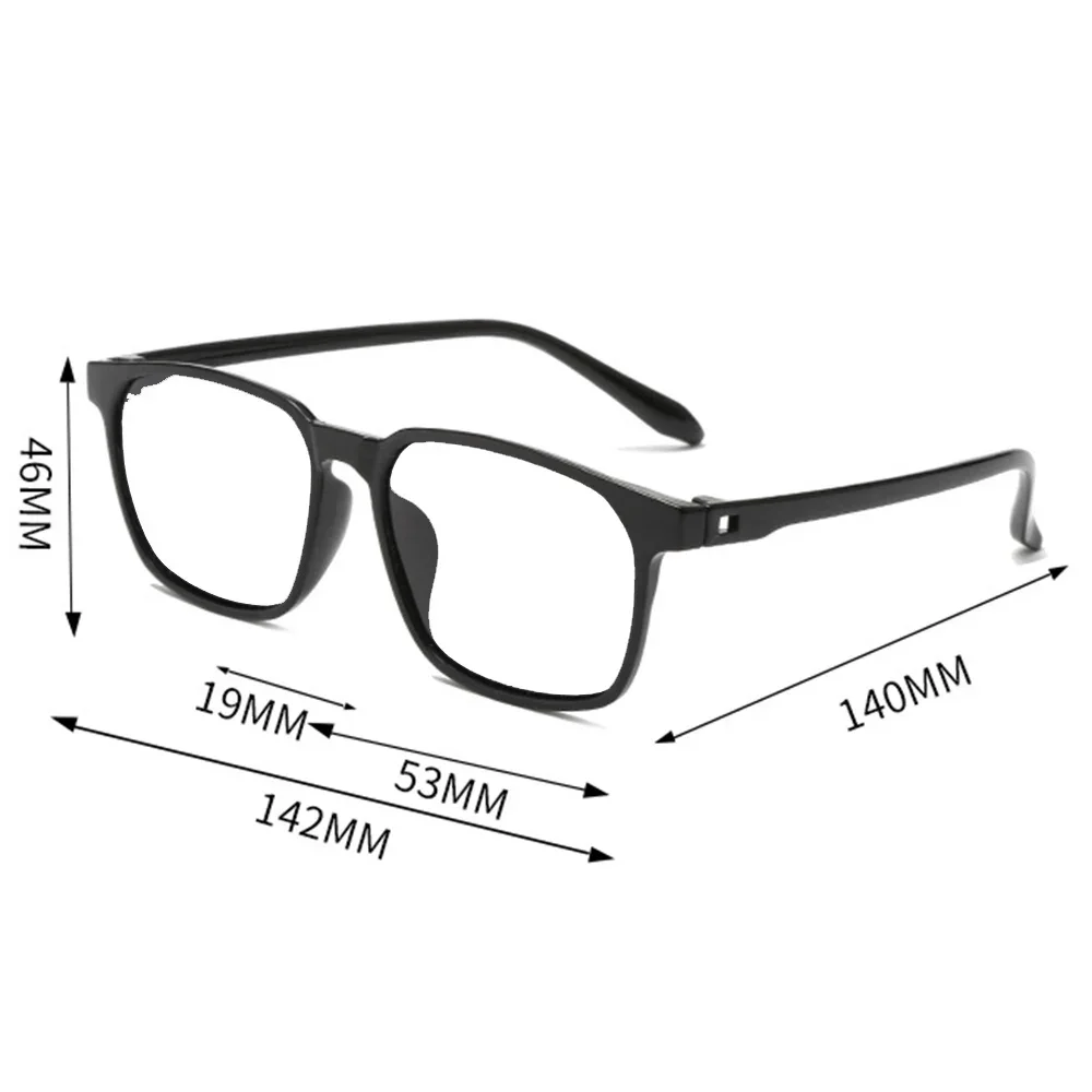 Without Screws Fashion Lightweight TR90 Rectangle Progressive Multi-focal Reading Glasses +0.75 +1 +1.25 +1.5 +1.75 +2 To +4 5