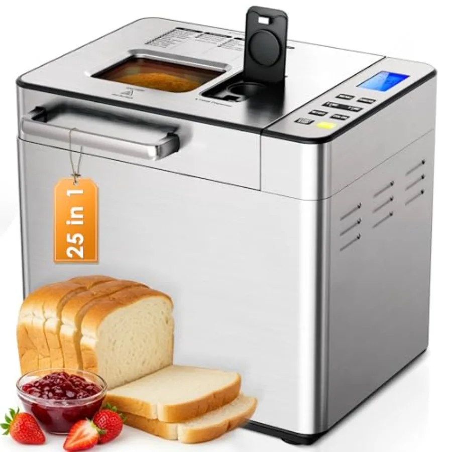 25 in 1 Home Bread Maker with Dispensers