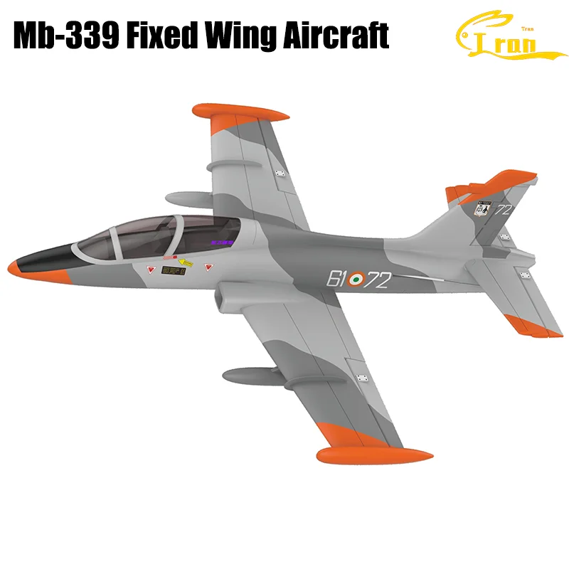Rc 50Mm Bypass Aircraft Mb339 Epo Electric 4-Channel Remote Control Fixed Wing Crash Fighter Novizio Training Aircraft