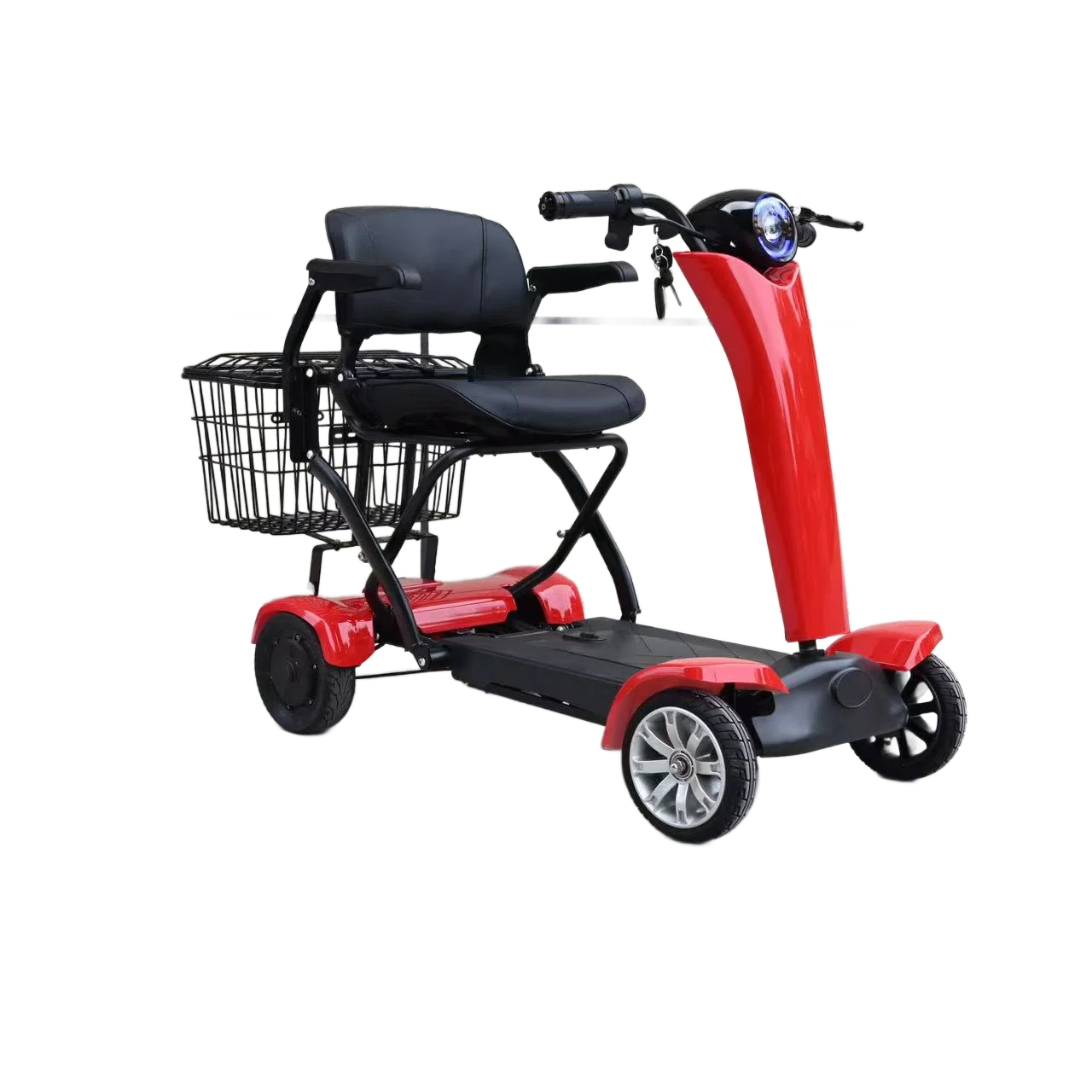 Electric Folding Mobility Scooter 500w 36V 10Ah/15Ah/20Ah Lithium Battery Electric Scooter Small Wheels Dual Motor Adult