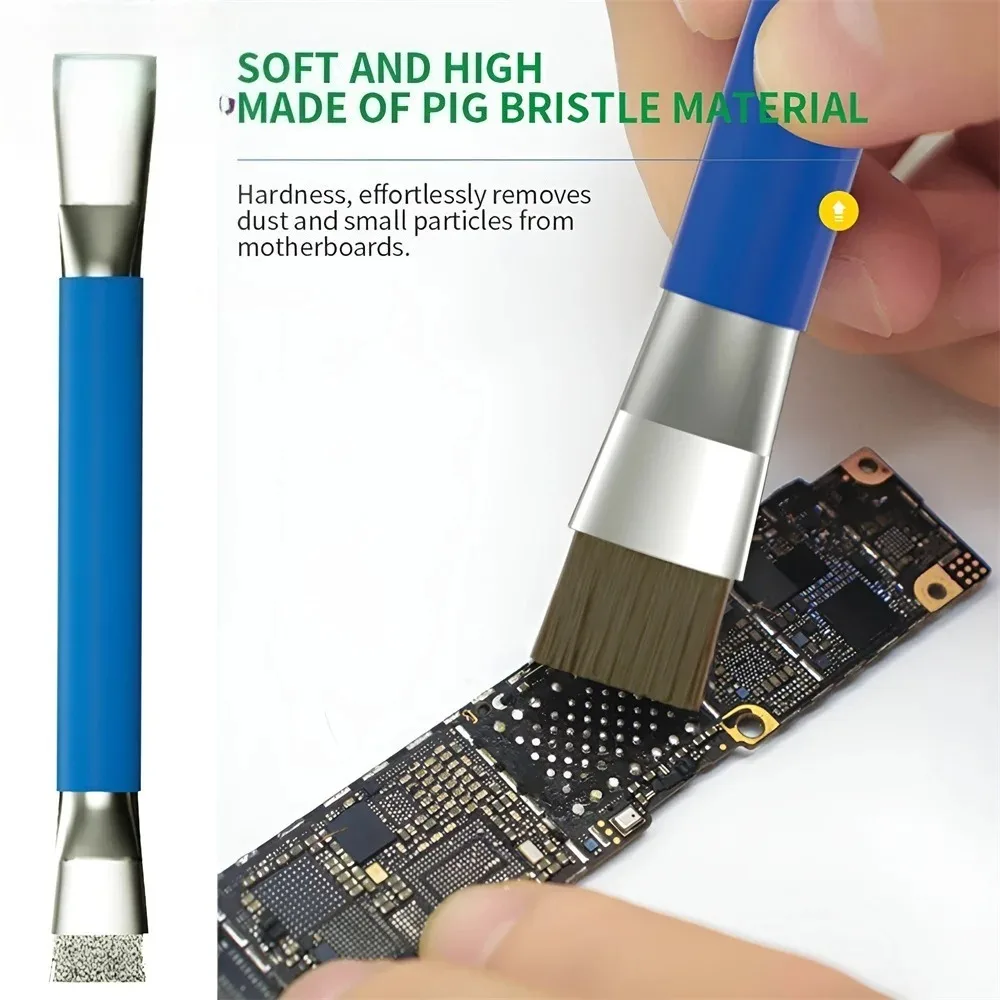 Safe double-ended brush circuit board repair for integrated circuit chips thumbnail 4