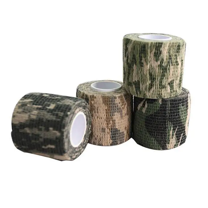 

1 Pc Stealth Durable Army Camouflage Waterproof Tape Wrap Camo Outdoor Hunting Hiking Shooting Tool 5cmx4.5m