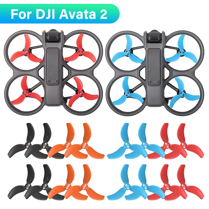 2 Pairs Propellers for DJI Avata 2 Drone Colorful 3032S Blades Powerful Replacement Spare Parts for Avata2 Drone Accessories