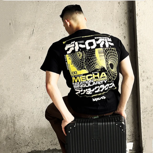 Punk Print T Shirt 1