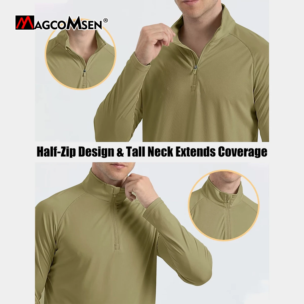 レディースファッション MAGCOMSEN UV Shirts for Men Long Sleeve Plus Size Mens Fishing Shirts Big a Amazon.com: MAGCOMSEN Quick Dry Shirts for Men Long Sleeve