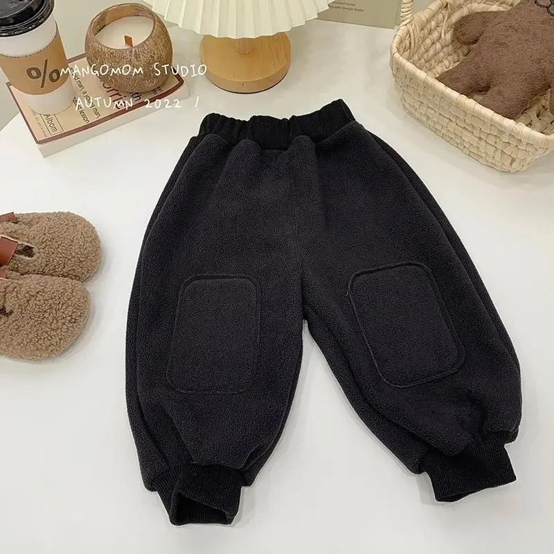 Baby Clothes Velvet Long Trousers Thickened Autumn Winter Children Boys Girls Warm Casual Trousers girls pants boys pants kids pants girls trousers