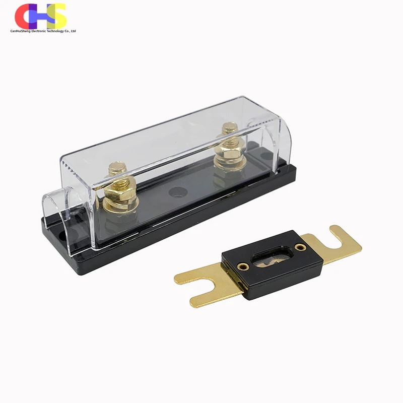 1Set ANL Automotive Fuse Holder With Bolt-on Type Car Fusible 30A 40A 60A 80A 100A 125A 150A 200A 225A 250A 300A 400A 500A AMP
