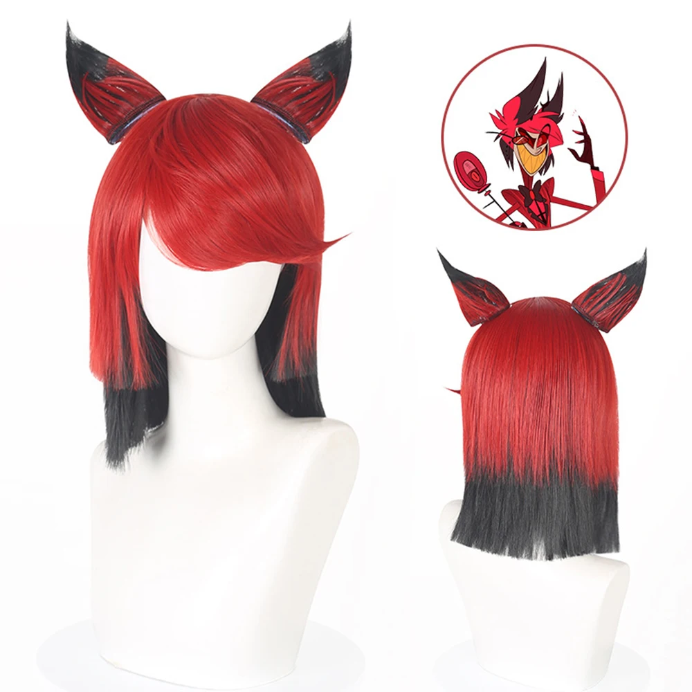 Hazbin Hotel Alastor Red Suit Cosplay Costume