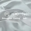 High Quality Bed Fitted Sheet 100% Bamboo Mattress Cover with Elastic Band Double King Queen Size Bed Sheet 90/120/200 Fit Sheet 5