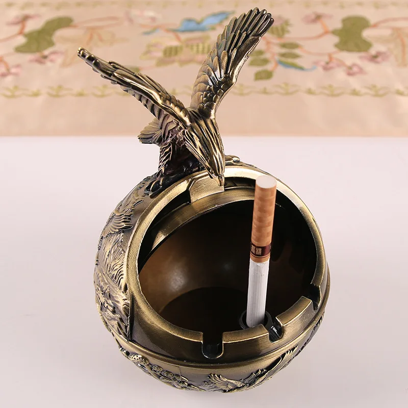 Animal Ashtray Ashtray of The Chinese Zodiac Metal Cigar Living Room Office Smoking Accessories Portable Boyfriend Gifts portable ashtray cigarettes ashtray metal ashtray