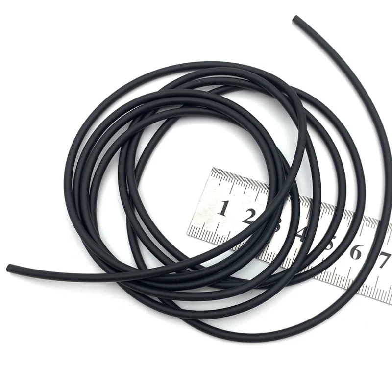 Dia 2 2.5 2.65 3 3.5 4 4.5 5-10mm Solid Black NBR Sealing Strip Oil Resistance Nitrile Rubber Round Strip NBR 2/5/10M nbr sealing strip