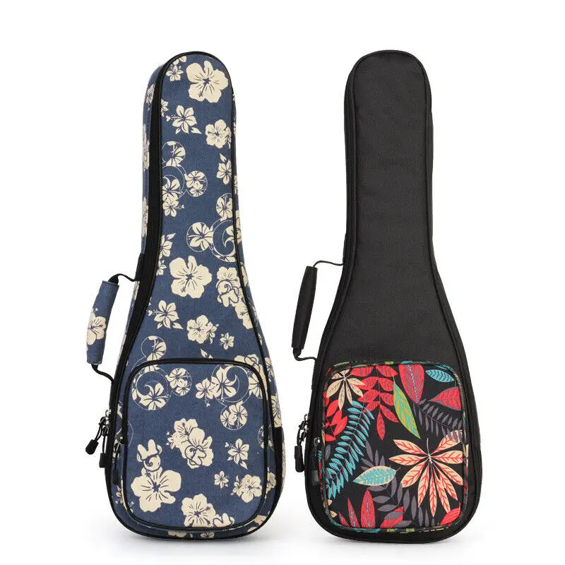 

21 23 24 26 Inch Ukulele Gig Bag 10mm Sponge Padding 4 Strings Guitar Case Waterproof Portable Soft Uke Backpack