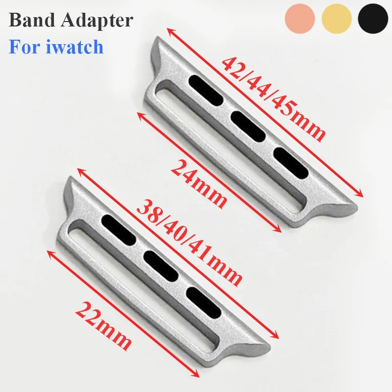 Premium Watchband Connector Adapter for Apple Watch Ultra - Set of 2