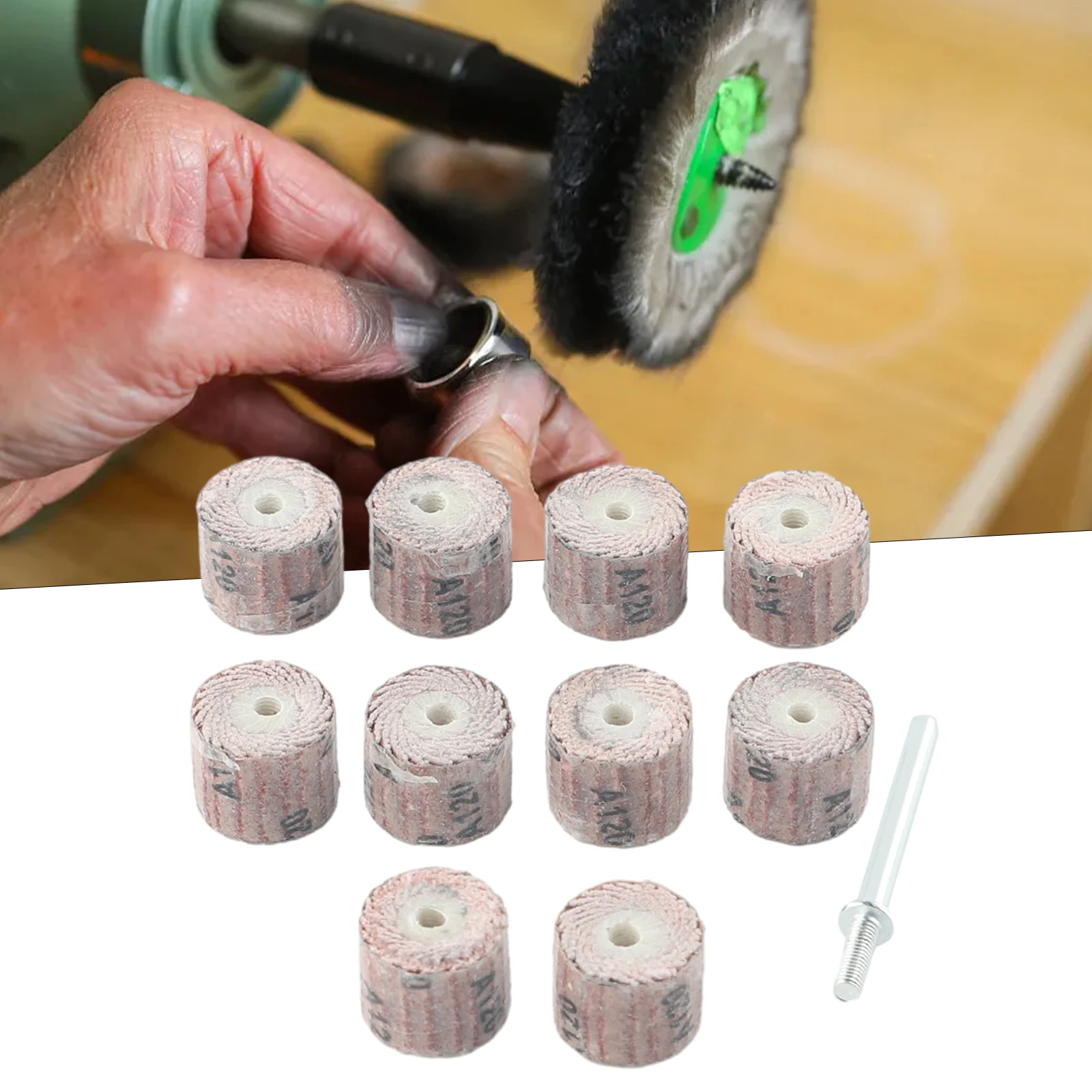 

Набор шлифовальных сверл, комплект из 11 насадок 80-600 Грит, для электрической шлифовальной машинки