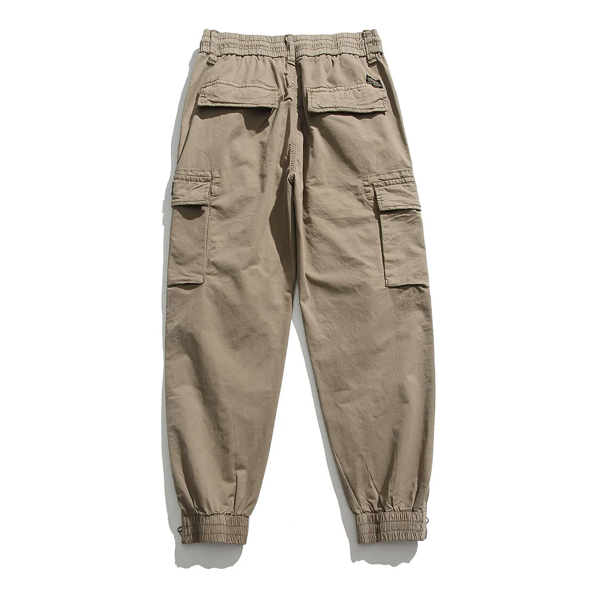 Hoksml Pantalons De Sport Pour Hommes Multi-Poches Cargo En Coton Randonnée Tactique Couleur Unie Taille Élastique Boutons Légers Extensibles Militaire Combat Travail Été Liquidation