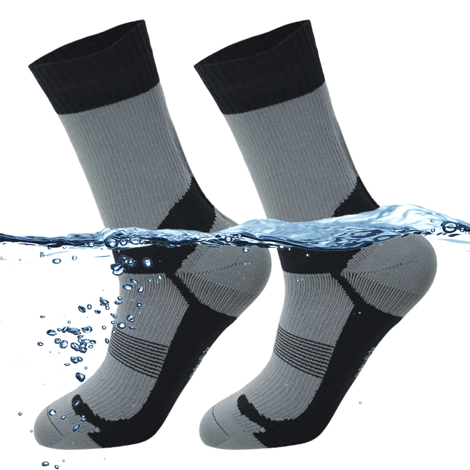 Waterproof Outdoor Adventure Socks for Adults Breathable Warm and Waterproof Socks for Skiing Water Sports Hiking Cycling