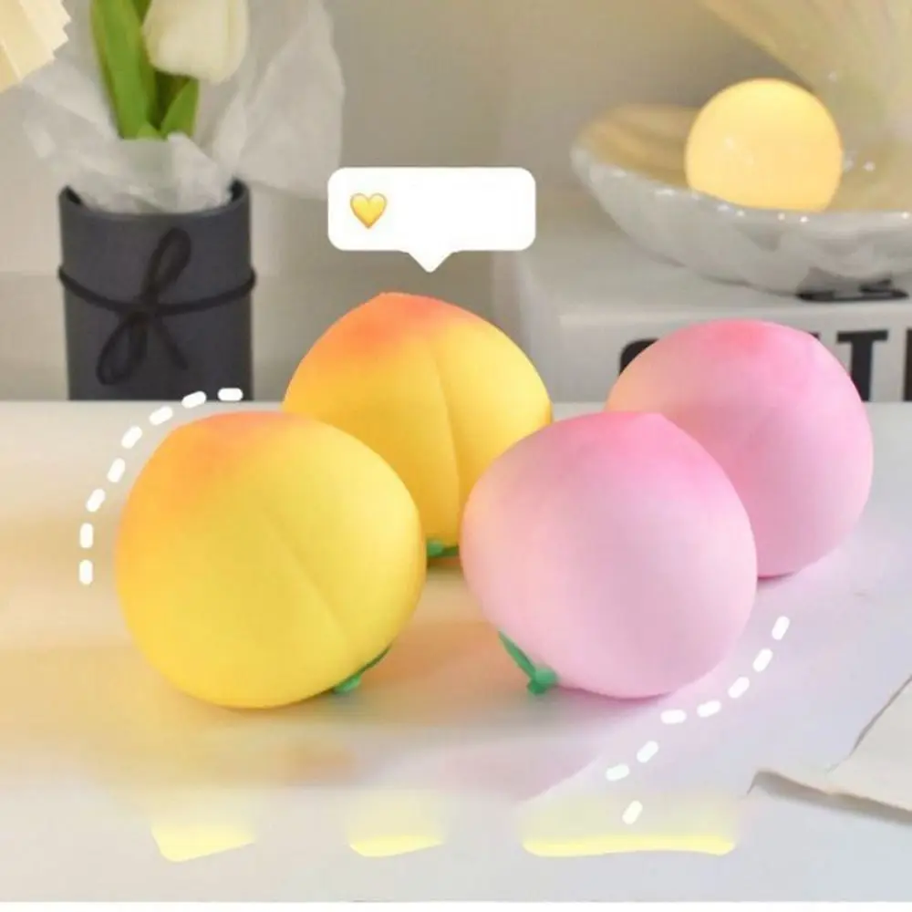 

Comfortable Touch Peach Squeeze Ball Slow Rebound Flexible Material Peaches Pinch Toys Funny Durable Chlidren Toys