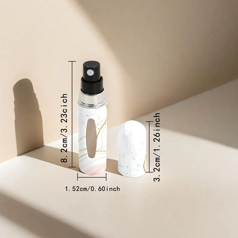 Portable 5ml Mini Perfume Bottle Refillable Leak-proof Empty Cosmetic Containers Perfume Dispensing Bottles Travel