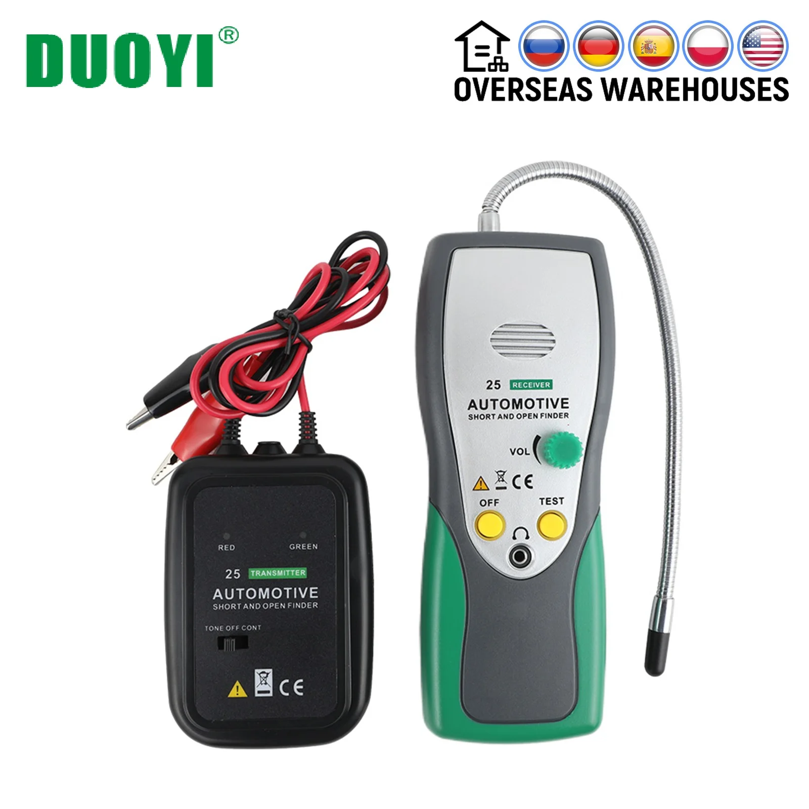 Duoyi Dy25 Automotive Short Open Circuit Locating Finder Tester Tracker