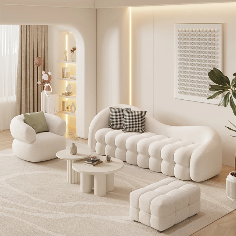 

Living Room Fancy Sofa Chair Unique Filling Soft Designer Floor Sofa Loveseat Individual Woonkamer Banken Home Furniture