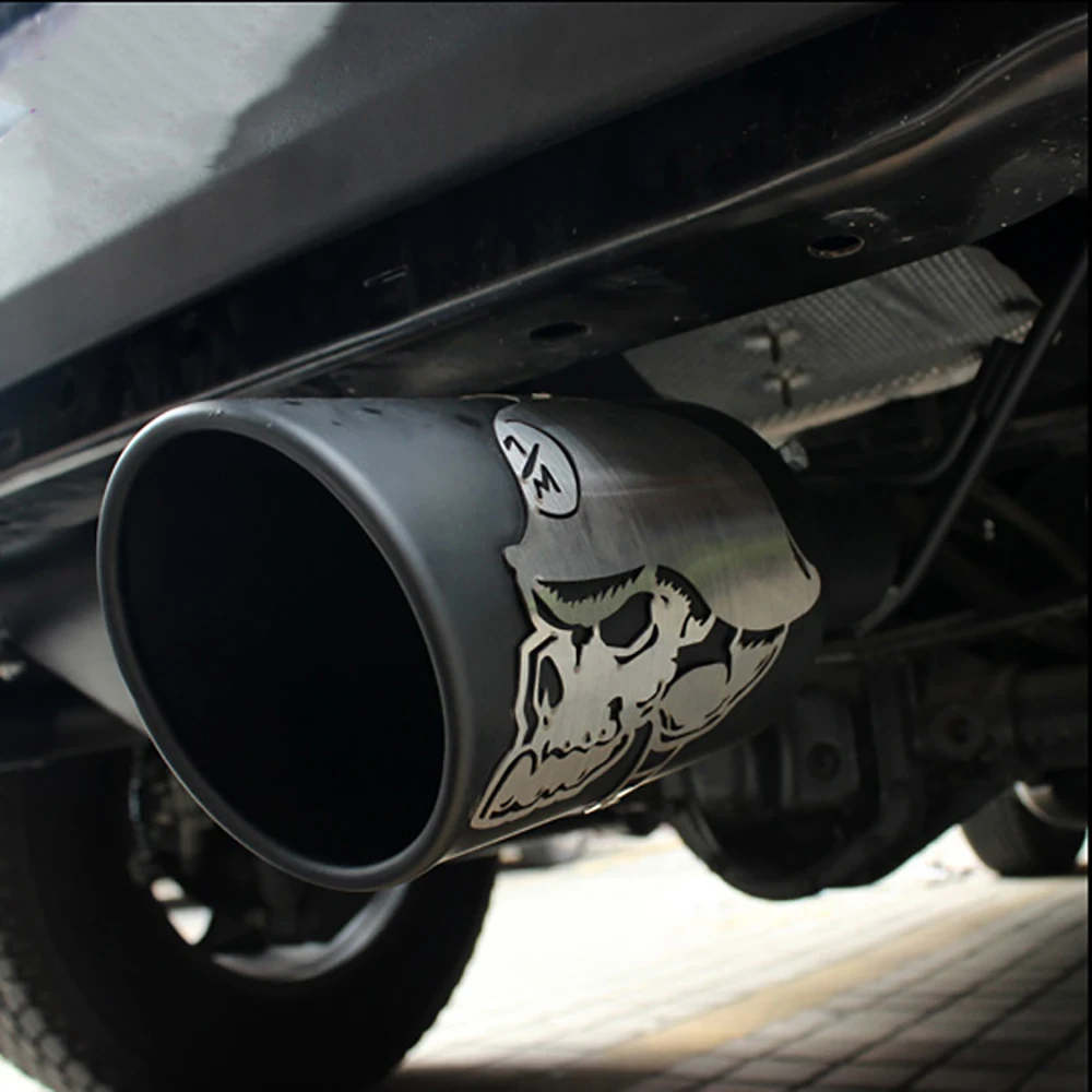 EXHAUST TIP KITS FIT FOR JEEP WRANGLER JK 2007- RUBICON DOUBLE EXHAUST PIPE MODIFIED 4X4 OFF-ROAD CAR MUFFLER SYSTEM